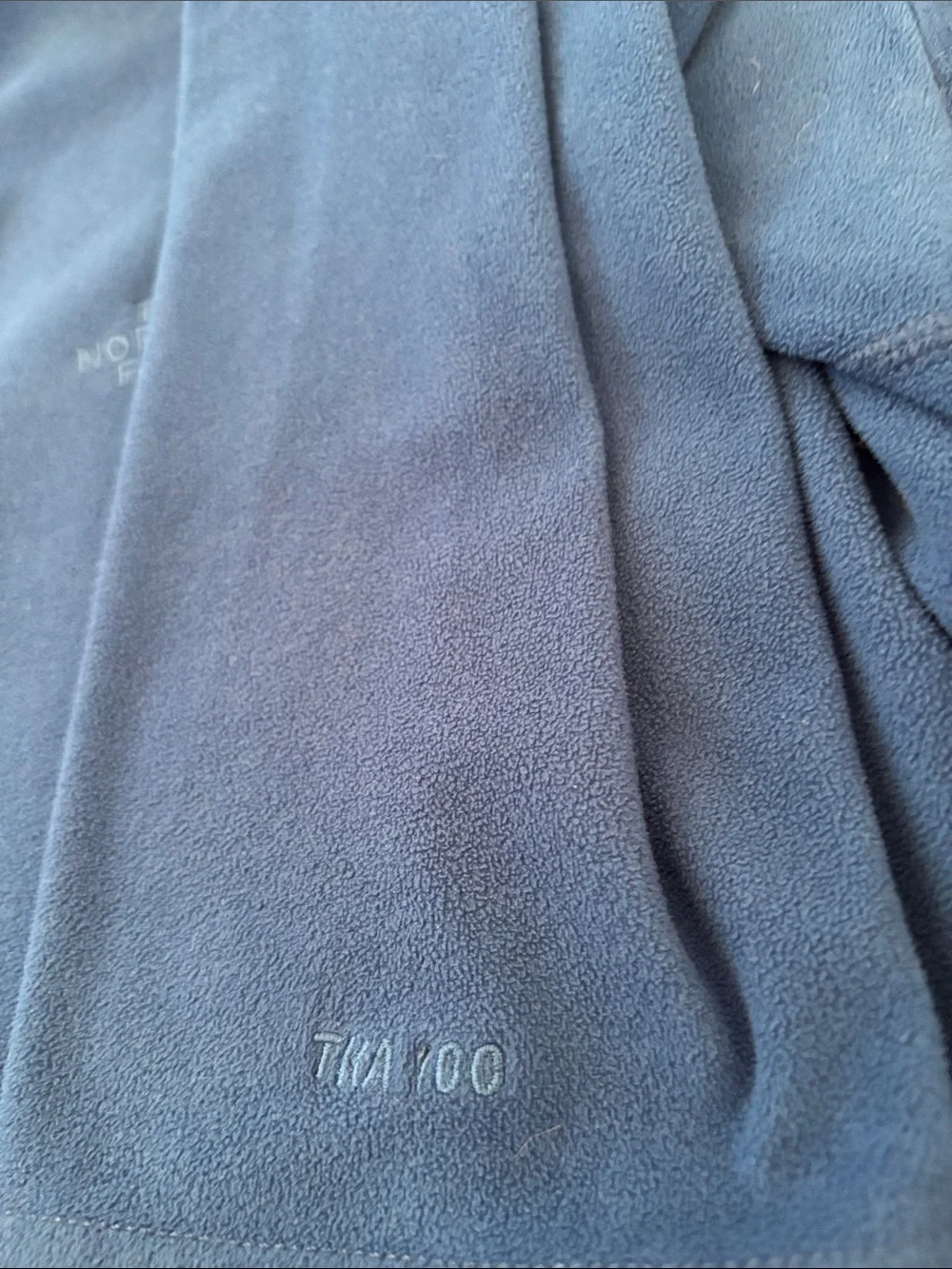 The North Face Men’s Royal Blue 1/4 zip Fleece Pullover TKA 100 Glacier